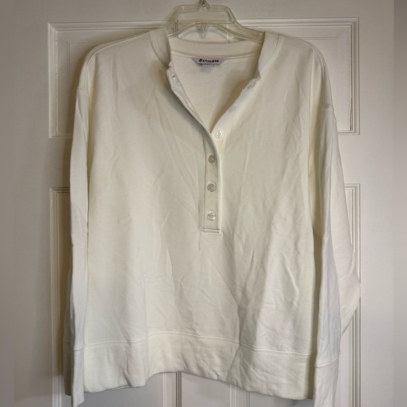 Athleta Tops - Athleta Henley Balance Sweatshirt